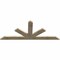 Ekena Millwork Saratoga Rough Sawn Timber Gable Bracket, Douglas Fir, 84"W x 35"H x 2"D x 6"F, 10/12 Pitch GBW084X35X0206SAR00RDF - alternate 3